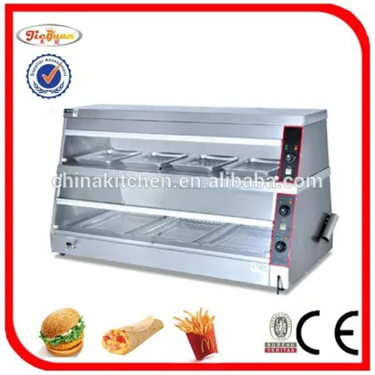 KFC fast food electric food warmer display showcase