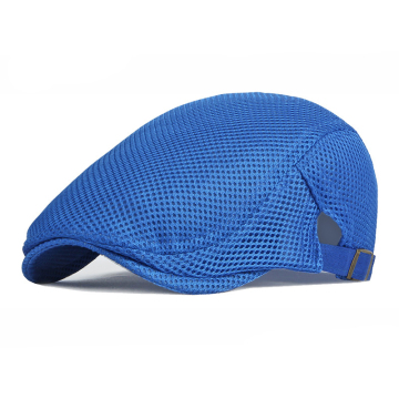 2024 New Summer Men's Breathable Mesh Newsboy Cap Gorro Hombre Boina for Golf and Fashion