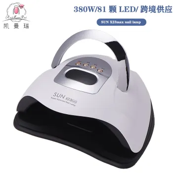 Professional Sun X23 Max UV LED Nail Lamp - 81 LEDs 380W Nail Dryer for Gel Polishes