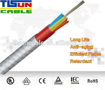 SIHF - GL ( SIMH-GL ) Multi wire multi core fibreglass braided silicone cable
