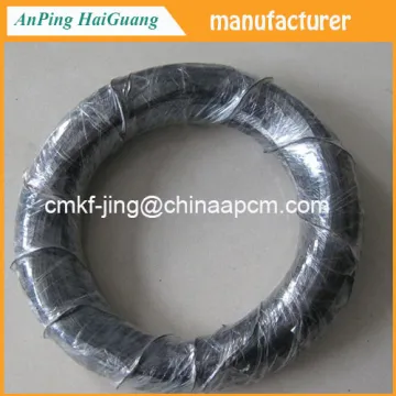 black wire and flexible metal wire