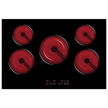 CE Approved Home Kitchen Appliances: 5 Burners Built-in Ceramic Cooker by Zhongshan Manufacturer