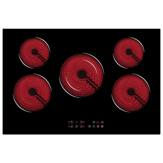 CE Approved Home Kitchen Appliances: 5 Burners Built-in Ceramic Cooker by Zhongshan Manufacturer