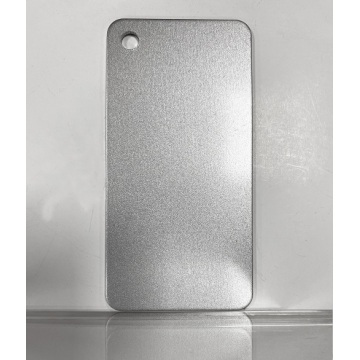 Metallische Flash-Silber-Aluminiumblechplatte