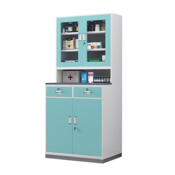 Nội các y tế bằng thép không gỉ dọc với 3 thùng và 2 cửa: Lưu trữ công cụ hoàn hảo và Giải pháp hiển thị dụng cụ cho các bệnh viện và phòng khám tư nhân