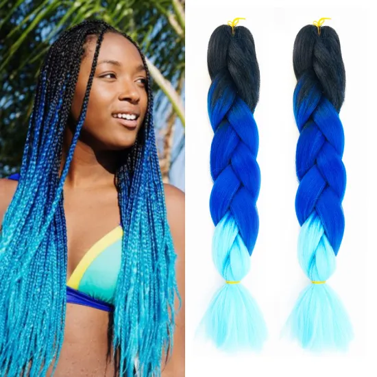 Ombre Jumbo braids 32 inch 165g Afro Synthetic Hair extension cheap ombre Jumbo braid for black women synthetic braiding hair
