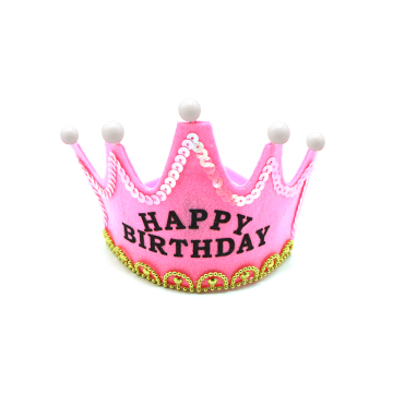 King Princess Crown LED Birthday Party Hat
