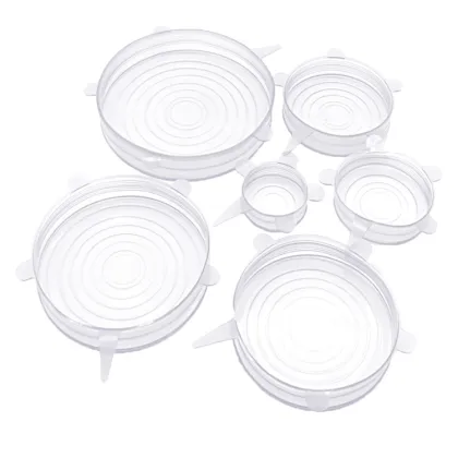 Flexible Silicone Lids for Fresh Food Preservation