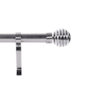Brushed Nickel Curtain Rod Set for High Ranking Window Solutions