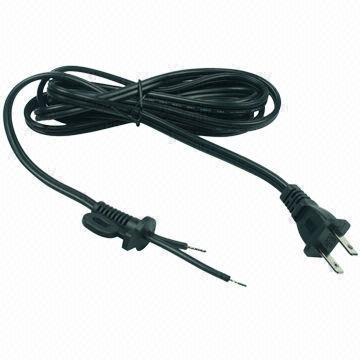 Power Cable with Two Pin Power Plug