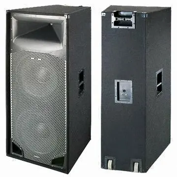 15-inch Dual Black Carpet Passive Pro Audio Peavey Speaker Cabinet, 350W Power