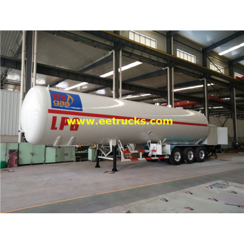 Trailer xe tăng LPG 60000l với máy bơm