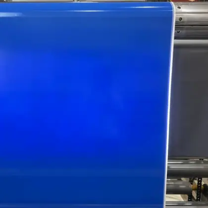 Livite 680GSM PVC dark blue tarpaulin coated materials