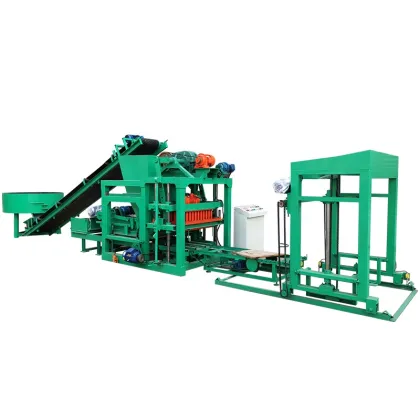 QTJ4-25 Hollow Block Making Machine for Color Paving Bricks and Curbstones
