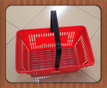 20L Small Portable Plastic Shopping Basket for Supermarket