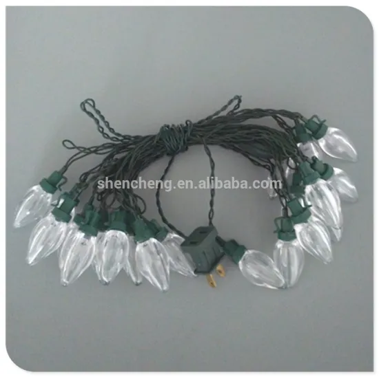 led christmas string lights with new design bulb covers outdoor outdoor light of street christmas street light decoration