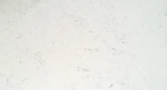 Carrara white engineered quartz slab with 2 cm thickness