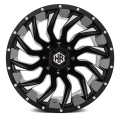 Black 4x4 rims off road truck wheels