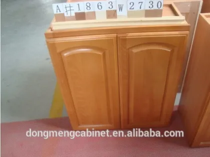 solid wood door plywood carcass kitchen cabinet