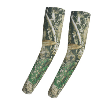 Camo Ice Silk Arm Sleeves - UV Protection Windproof Outdoor Wear for Men and Women