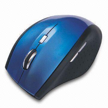 2.4GHz Wireless Laser Mouse, Different Injection Colors and Rubber Coating Colors are Available