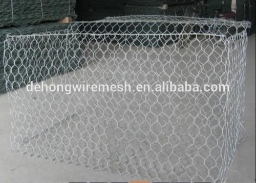 High quality &low price hot-dip gal gabion basket(ISO9001)