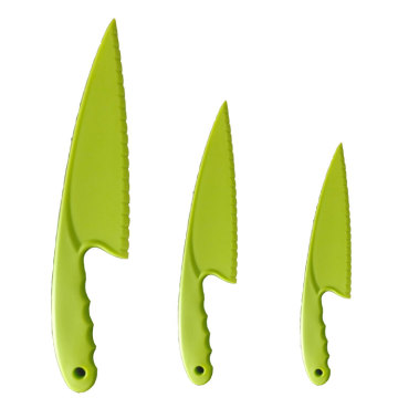 Safe Salad Knife for Toddlers and Kids - Plastic Kid Cooking Utensil