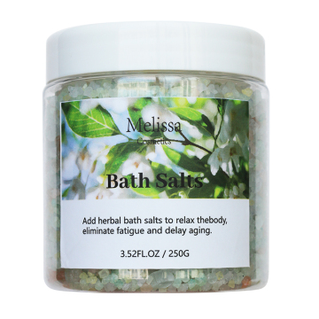 Custom Private Label Vegan Luxury Dead Sea Shimmer Pink Himalayan Bath Salt