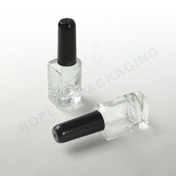 Rectangle shape nail polish glass bottle