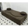 Transformable Compressed Sofa with Round Cushions