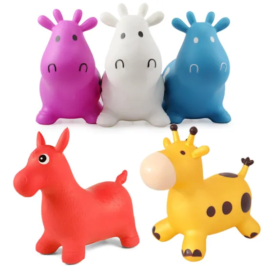 Horse Riding Toy For Kids Jumping Space Hopper Bouncy Animals Ride On Toys For Baby Boys Girls 3 4 5 6 Year Old