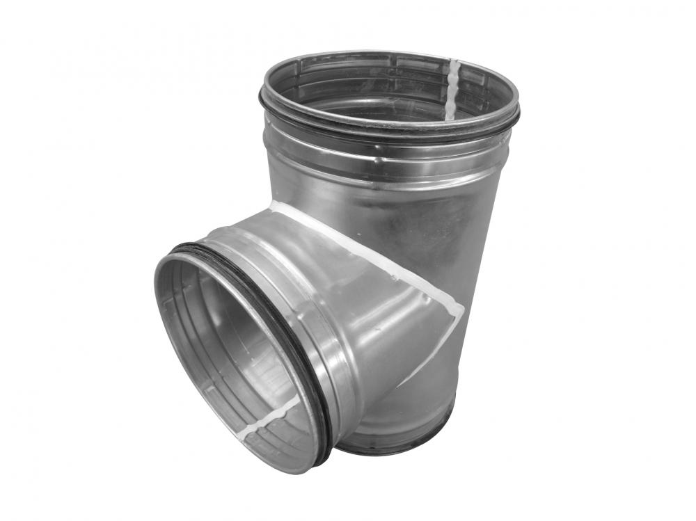 Two Piece Solid Welded HVAC Duct Elbow