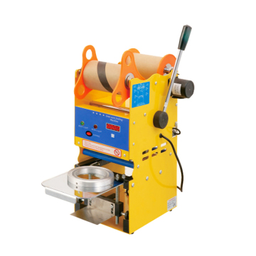 MINI Portable Digital semi-automatico di guarnizione della tazza di gelato semi-automatico per uso domestico