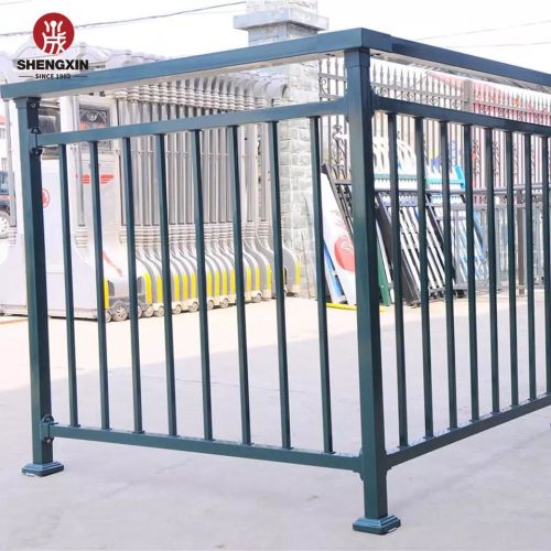 Galvanized Steel Fence Anti Theft Cut Building Material Stainless Steel Fence Set Bent Top Steel Panel Fence Supplier