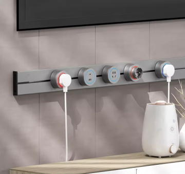 Intelligent Fashionable Smart Home Removable Wall Power Rail Socket