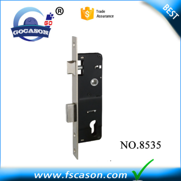 European security mortise door lock body with Stainless steel plates