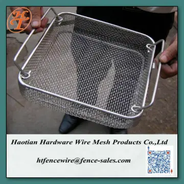 Metal wire mesh iron bucket