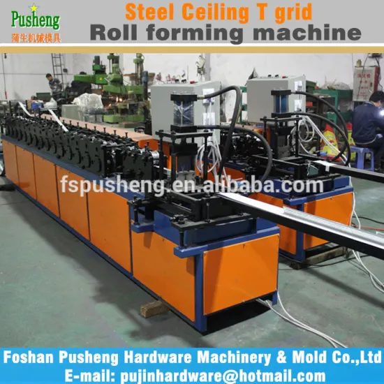 High quality Automatic Light Guage Steel Ceiling Grid Section profile Roll Forming Machine
