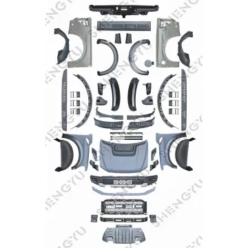 2021+ Ford F-150 to Raptor Body Kit: Front Rear Bumper Grille Hood Fenders Lamps Eyebrows
