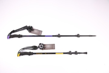 Alluminio 7075 a 3 sezione Pole escursionistica con armadietto
