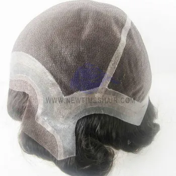 Fine welded mono with skin full lace wig