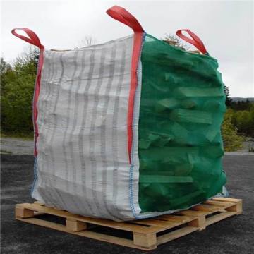 Atmungsaktives belüftetes Brennholz -Sack -Tasche - Packung mit Netznetzstämmen