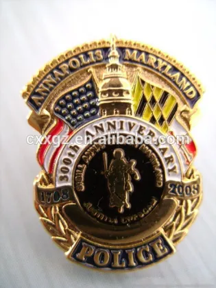 Officer metal badges, security metal badges, customer-made badges