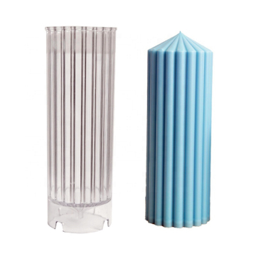 INTODIY Striped Spire Pillar Acrylic Candle Making Mold