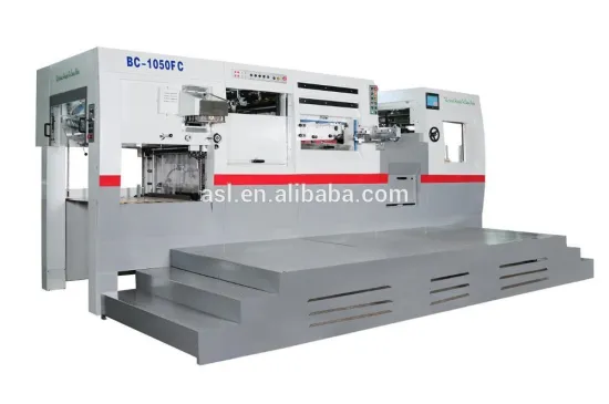 Automatic die cutting and hot stamping machine