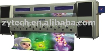 Top configuration solvent printer