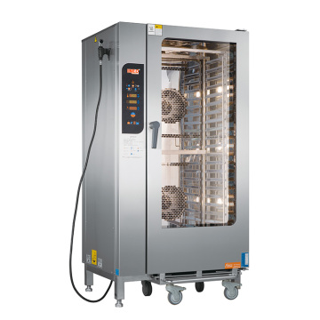 Industrial Commercial Electric Combi Steam Oven with 20 Trays Roll In