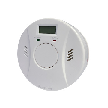 Factory Wholesale Price 2 in 1 Smoke Sensor Detector LCD Smoke and Carbon Monoxide Combo Fire Alarm