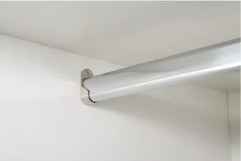 Fashion Design Aluminum Wardrobe Rails For Home Decoration