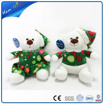 Christmas gift bedding sets top quality plush teddy bear toys wholesale